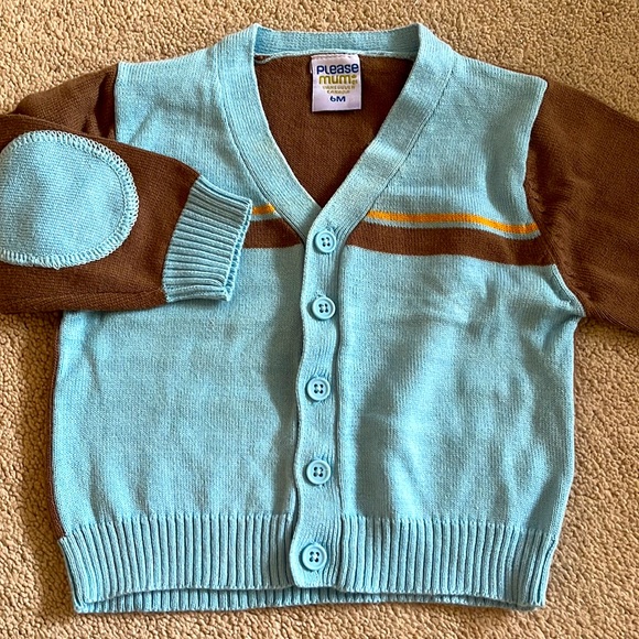 Baby boy 2 pieces set, size 6m. Brand: Please Mum. Cotton - Picture 4 of 6